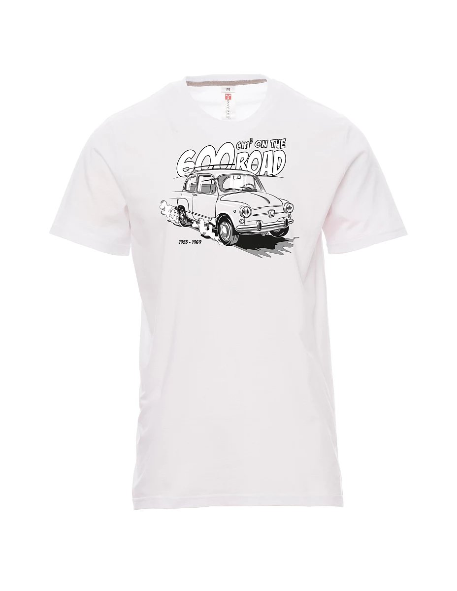 White men´s T-shirt Italian veteran F 600