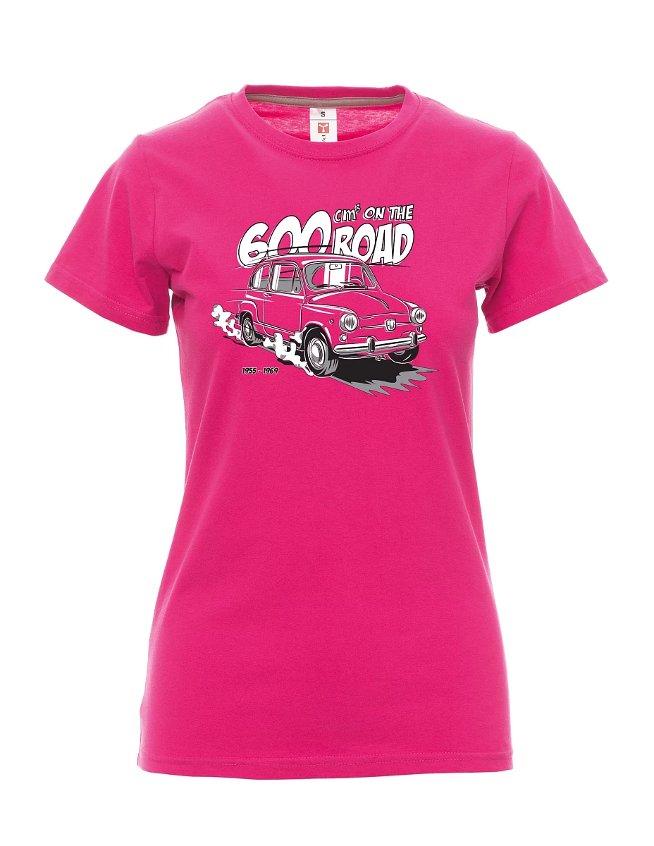 Pink women´s T-shirt Italian veteran F 600