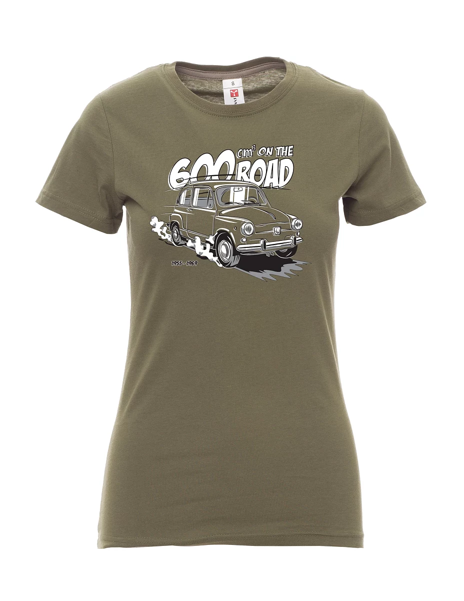 Khaki women´s T-shirt Italian veteran F 600