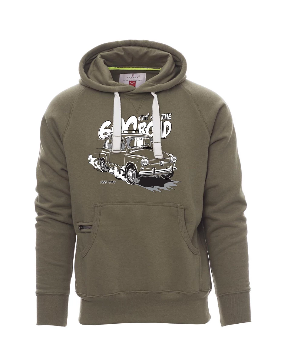 Khaki men´s sweatshirt Italian veteran F 600