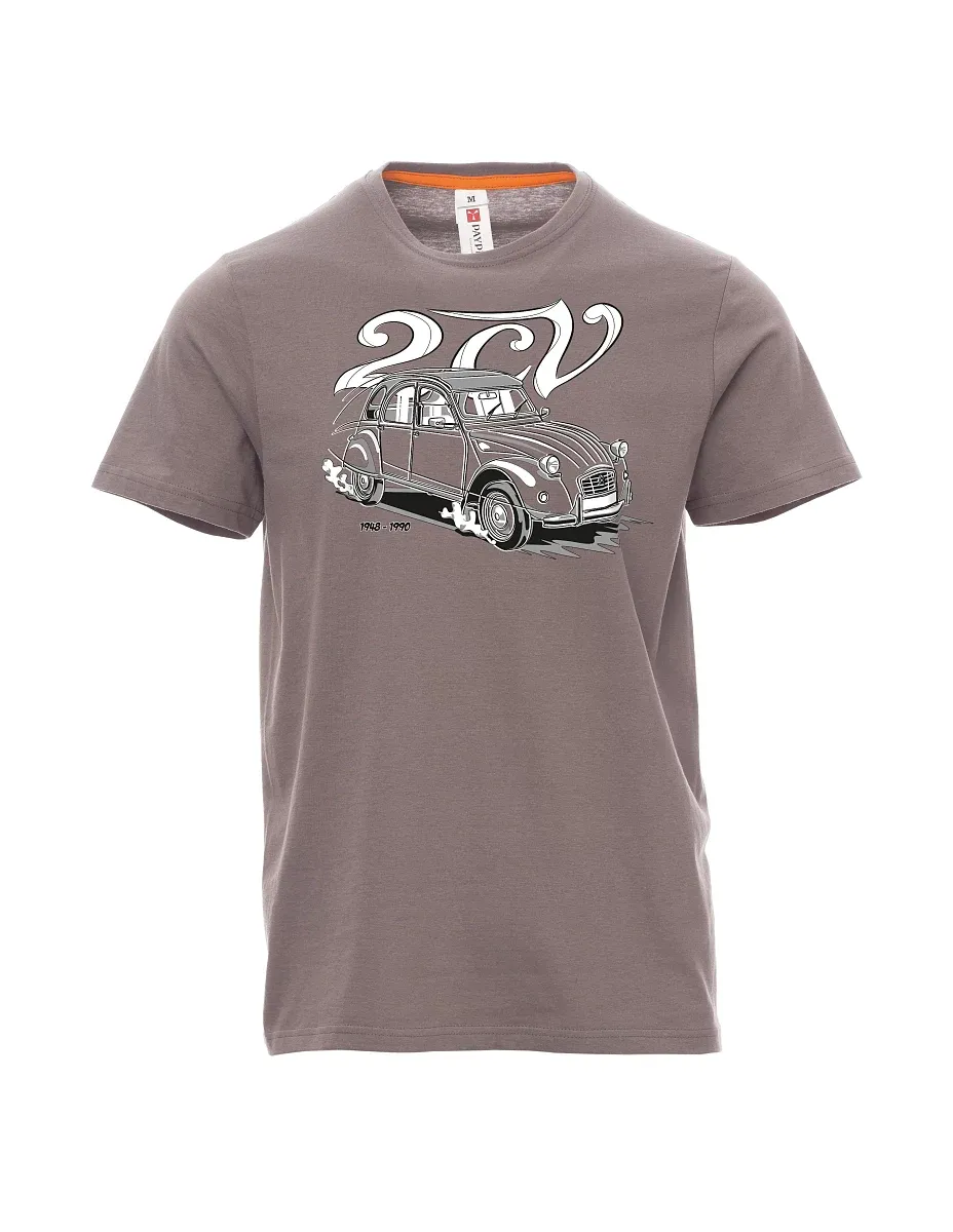 Steel gray men´s T-shirt 2CV