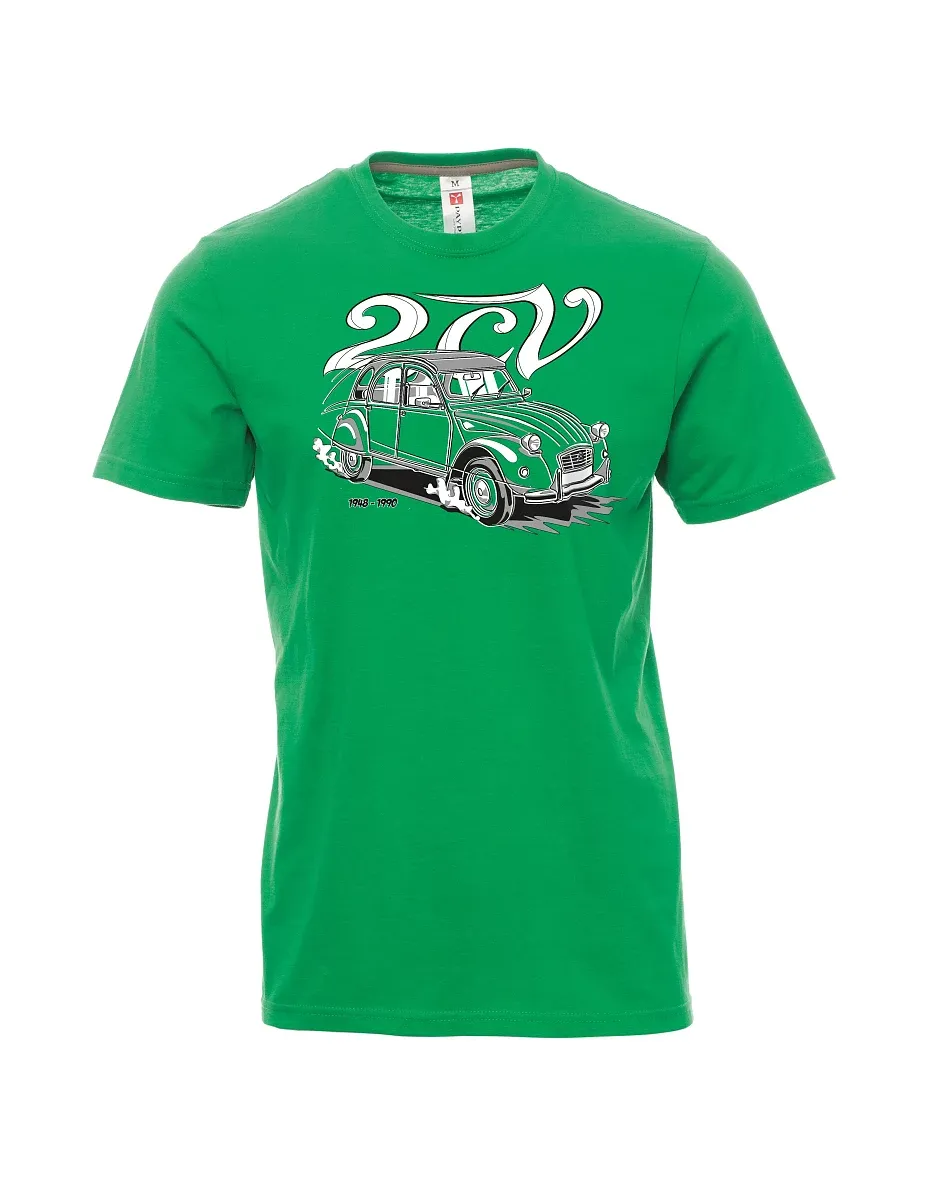 Green men´s T-shirt 2CV