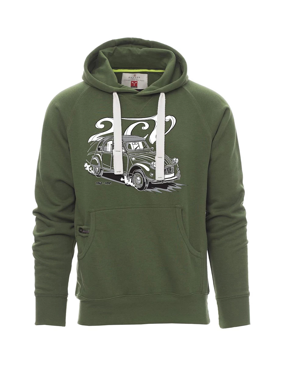 Dark green men´s sweatshirt 2CV