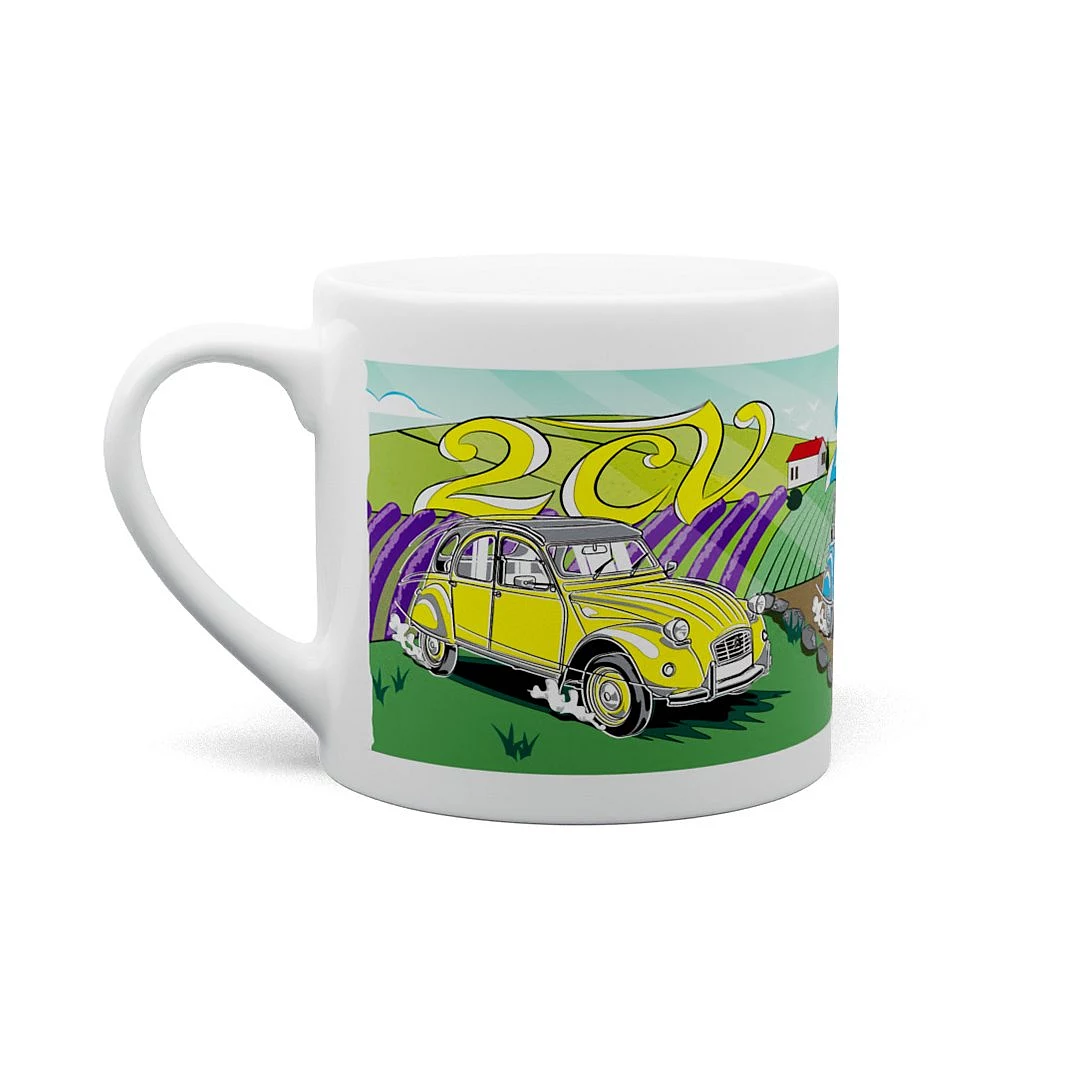 Ceramic mug 2CV 170 ml