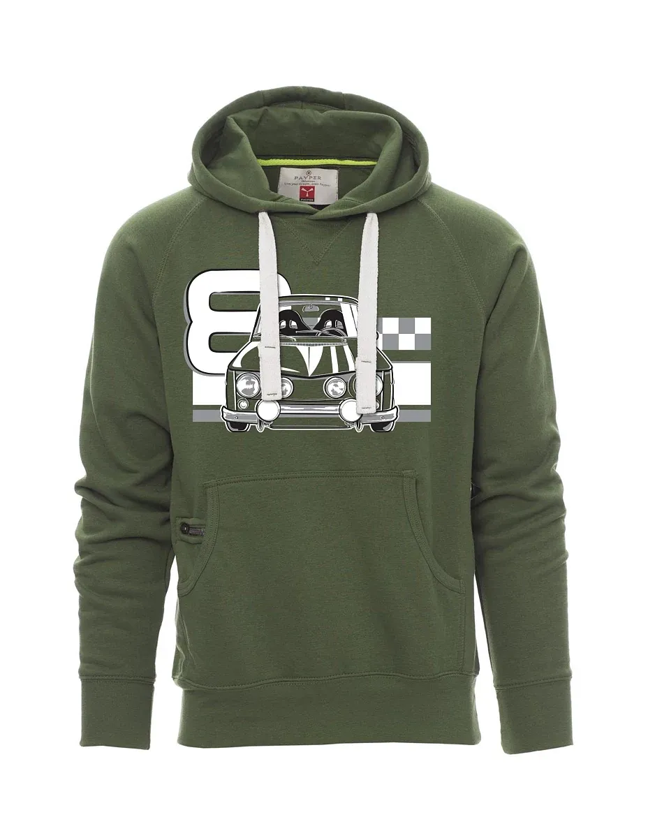 Dark green men´s sweatshirt R8