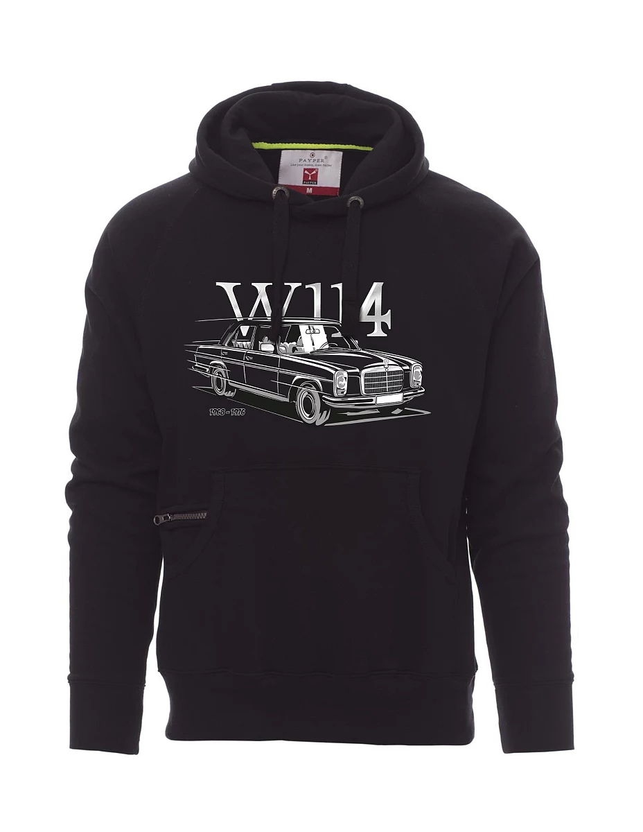 Black men´s sweatshirt W114