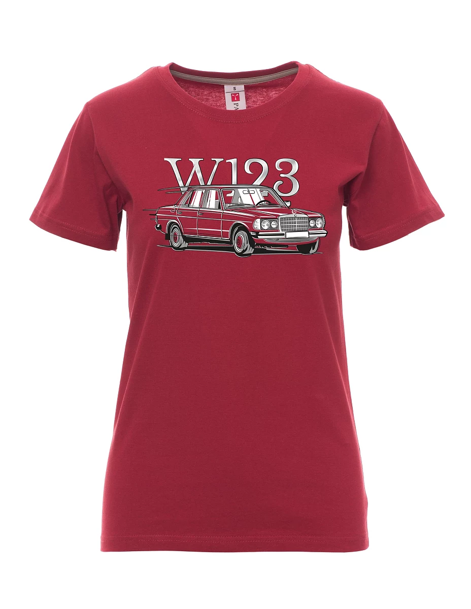 Burgundy women´s T-shirt W123