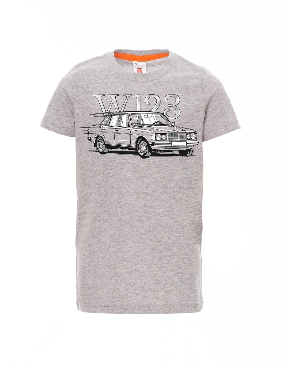 Grey melange children´s T-shirt W123