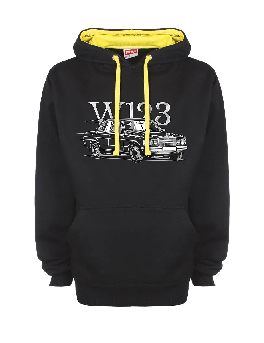 Yellow-black sweatshirt W123